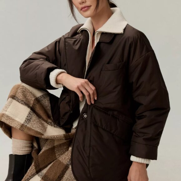 Maeve Padded Cocoon Blazer XXS - Picture 4 of 4